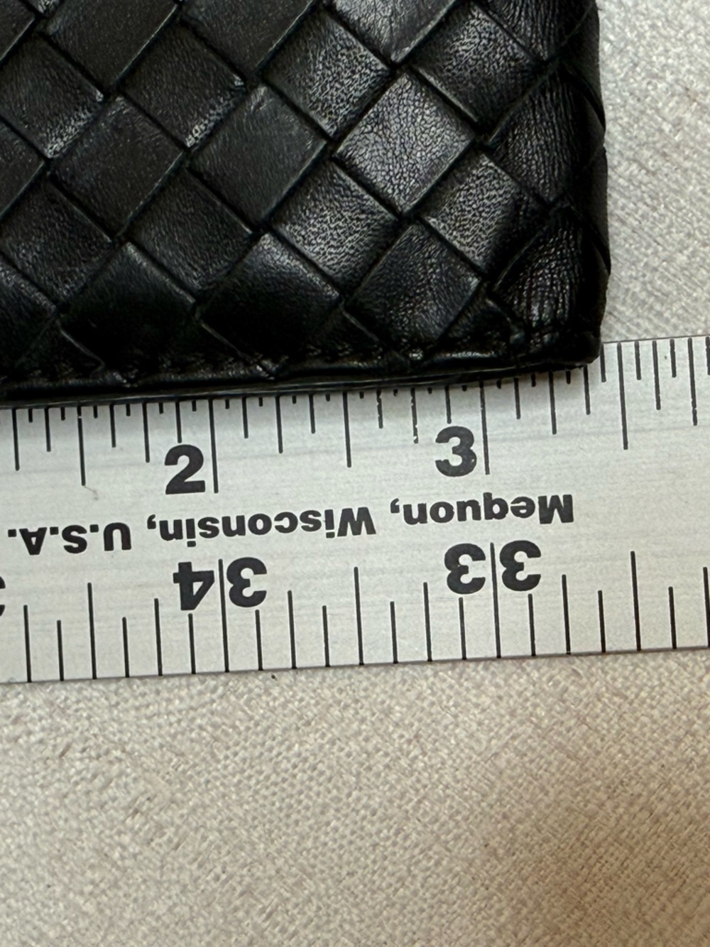 Bottega Veneta Black Intrecciato Leather Long Wallet Bi-Fold Made in Italy - Picture 6 of 14